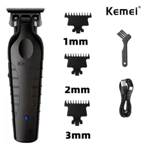 Kemei Professional Hair Clipper Set – Precision Cordless Grooming for Men