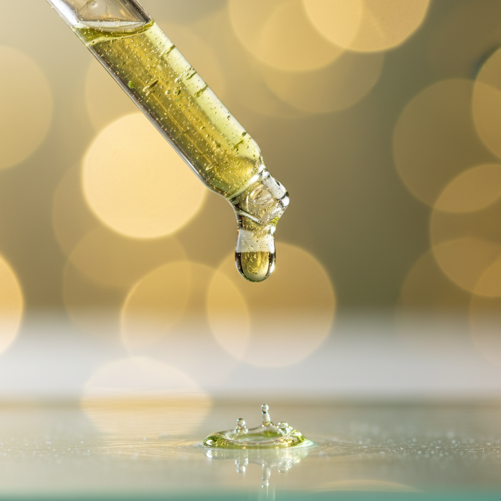 SG Hemp Serum - Close-up Droplet