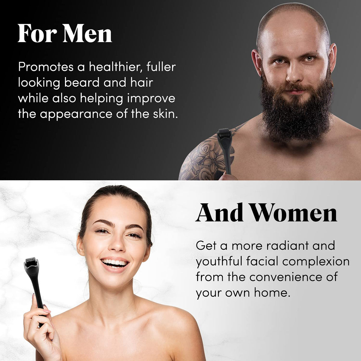 Derma Face Roller – Microneedle Skin Rejuvenation for Glowing, Youthful Skin