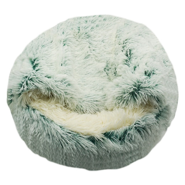 2-in-1 Pet Bed for Cats & Small Dogs