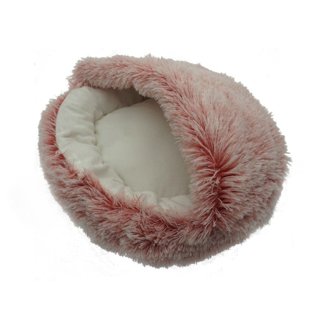 2-in-1 Pet Bed for Cats & Small Dogs