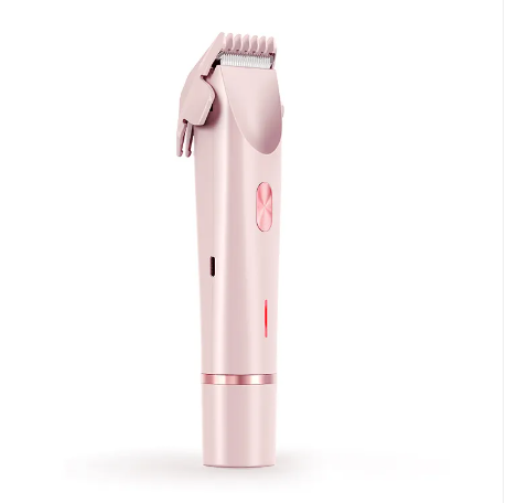 2-in-1 Women's Hair Trimmer & Electric Razor – Wet/Dry Body Grooming